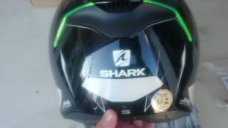 UMBOX CAPACETE SHARK SKWAL MATADOR BLACK BLUE COM LED