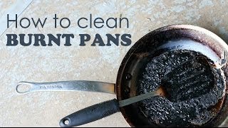 How to clean burnt pans | Ventuno Kitchen Tips