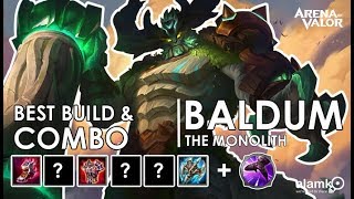 [Garena AOV] Baldum The Monolith Best Item Build | Combo Guide | Gameplay using Razer Phone