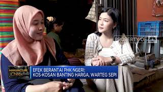 Efek Berantai PHK Massal: Kos-Kosan Banting Harga, Warteg Sepi
