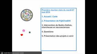 Visioconférence de Nadira Gallois, docteure en neurosciences cognitives.