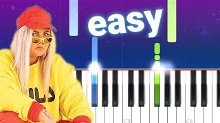 Tones And I - Dance Monkey (100% EASY PIANO TUTORIAL)