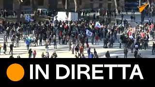 #Roma: nuova ondata di proteste contro il Green Pass