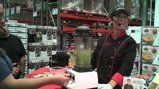 The Spinach Girl makes homemade soup with the Vitamix