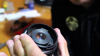 Adaptador DIY lente análogo en cámara digital