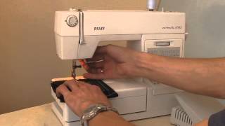 Nähmaschine Sewing machine Швейная машина Pfaff Varimatic 6085 test джинс, шифон, кожа