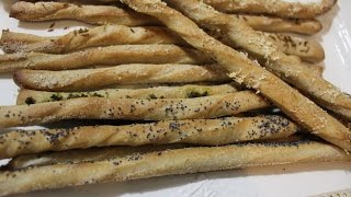 اصابع الخبز المقرمشه