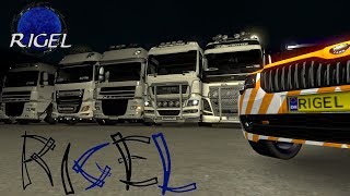 Euro Truck Simulator 2 multiplayer. Конвой. Rigel Company
