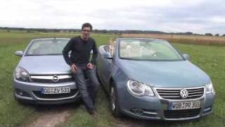 Bezahlbare Cabrios: VW Eos gegen Opel Astra