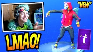 NINJA REACTS TO *NEW* HULA EMOTE/DANCE! *EPIC* Fortnite FUNNY MOMENTS