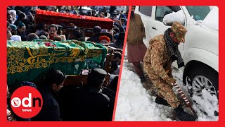 Funerals Held for Victims of Snow TRAGEDY in Pakistan