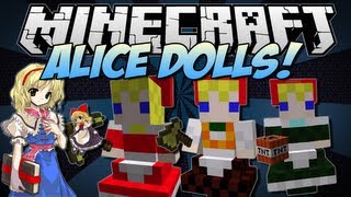 Minecraft | ALICE DOLLS! (Cute Anime Maid Minions!) | Mod Showcase [1.6.2]