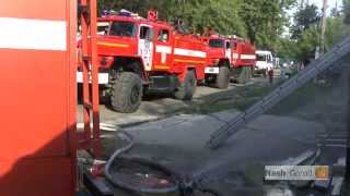 Пожар ул.Локомотивная 101-3 Тюмень