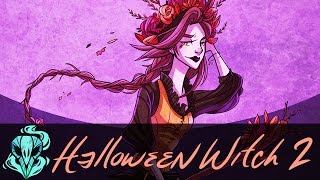 Halloween Witch Color || Digital Speedpaint