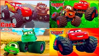 Мультфильм про Машинки. МАКВИН - МОНСТР ТРАК ВСЕ СЕРИИ. Cars Toon McQueen. #Мультик игра 2016.Disney
