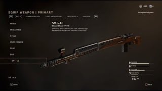 SVT 40- BEST CLASS SETUP Infantry (Cod WW2)
