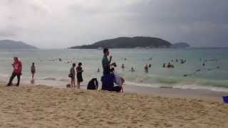 Пляж отеля "Cactus Resort Sanya 4*", г.Санья,бухта Ялунвань. Март 2013г.