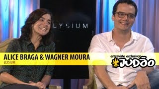 ELYSIUM | Alice Braga e Wagner Moura (JUDAO.com.br) ENTREVISTA EXCLUSIVA