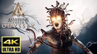 [4K] Assassin's Creed Odyssey - MEDUSA Boss Fight Gameplay @ UHD ✔
