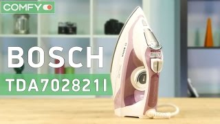 Bosch TDA702821I - технологичный утюг от именитого производителя - Видео демонстрация