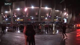 Live outside Parc des Princes Stadium ahead of UCL clash between PSG and Real Madrid