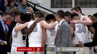 Lakota West vs. Lakota East Boys Varsity Basketball - January 17, 2020