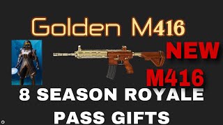 SEASON 8 ROYALE PASS - NEW M416 SKIN ?! - PUBG MOBILE 8 SEASON ROYALE PASS