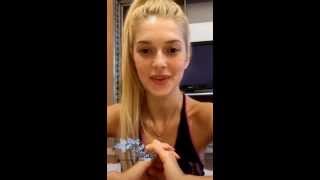 Эрика Герцег в periscope (10.11.2015)