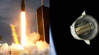 SpaceX CRS-28 launch and Falcon 9 first stage landing