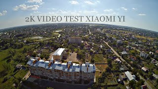 test 2K video xiaomi yi with script