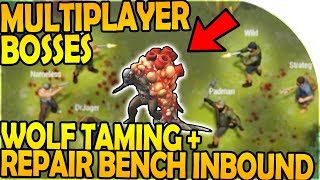 MULTIPLAYER BOSSES - REPAIR BENCH + WOLF TAMING INBOUND - Last Day On Earth Survival 1.7.8 Update
