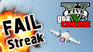 GTA 5 Online "FAIL STREAK" (Montage) Лётная школа