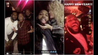 LeBron has LIT New Year party with Dwyane Wade, Isaiah Thomas, Tristan Thompson & Khloe Kardashian