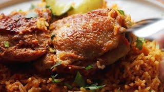 Mouthwatering Spicy Chicken Rice