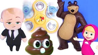 Маша и Медведь Новые Серии 2017 года #Игрушки! Босс Молокосос #Видео для детей