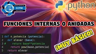 ???? Funciones dentro de funciones: Funciones anidadas | Python desde cero│¡Muy Básico!