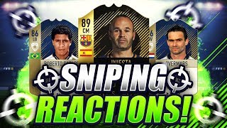 FIFA 18 | MIN PRICE INFORMS ✅ PLUS 3x ICON SNIPES ? SNIPING REACTIONS EP26