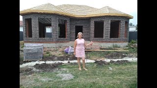 Дом на стадии строительства