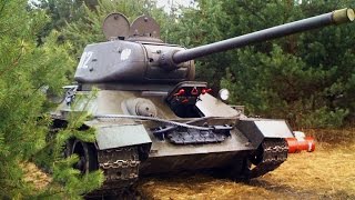 The REAL SOUND of T-34-85 TANK