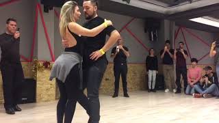 Jack y Sara Kizomba -Tarraxo demo in Madrid