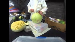 Melon Carving with Chef Ray L. Duey