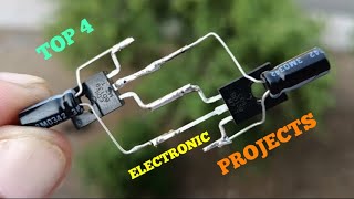 TOP 4 ELECTRONIC PROJECTS WITH TTP223, DC MOTOR, RELAY & TRANSISTOR BC547, BD139