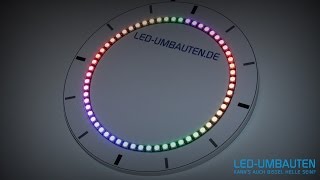 Neopixel LED Clock + ESP8266