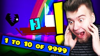 99999 POZIOMÓW?! MOI WIDZOWIE OSZALELI! (Geometry Dash)