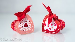 Gäste-Goodie "Herz" für Schokolade mit Stampin'Up!®
