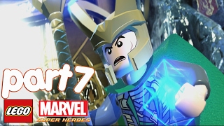 LEGO Marvel Super Heroes Gameplay Walkthrough 100% - Part 7 LOKI & the Destroyer(Bifrosty Reception)