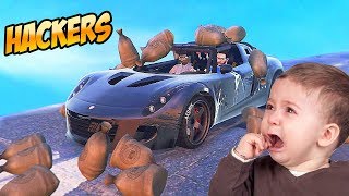 OS HACKERS MAIS ZOEIROS DO GTA V ONLINE!