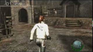 resident evil 4 mod - CLAIRE REDFIELD BIKER SUIT in action