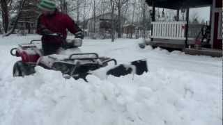 ATV Odes 400cc 4x4 - Snow Plowing