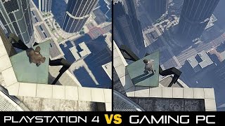 Grand Theft Auto V PC vs Playstation 4 Graphics Comparison